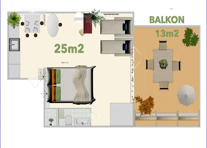 Modern Heritage Private - Eichenblick Balkon